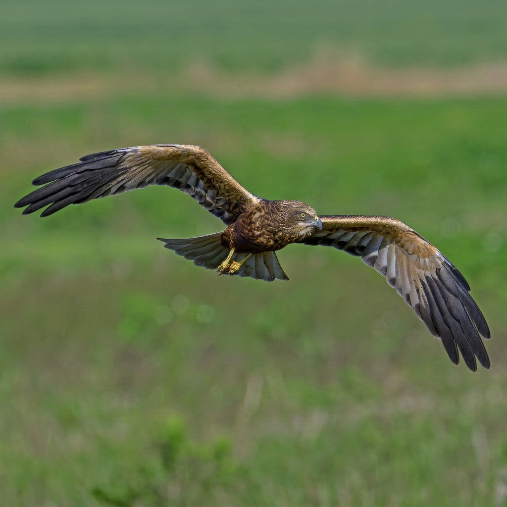 Rapace in volo fotografato da Luciano Fiorentini, in mostra da BF Outdoor a Roma