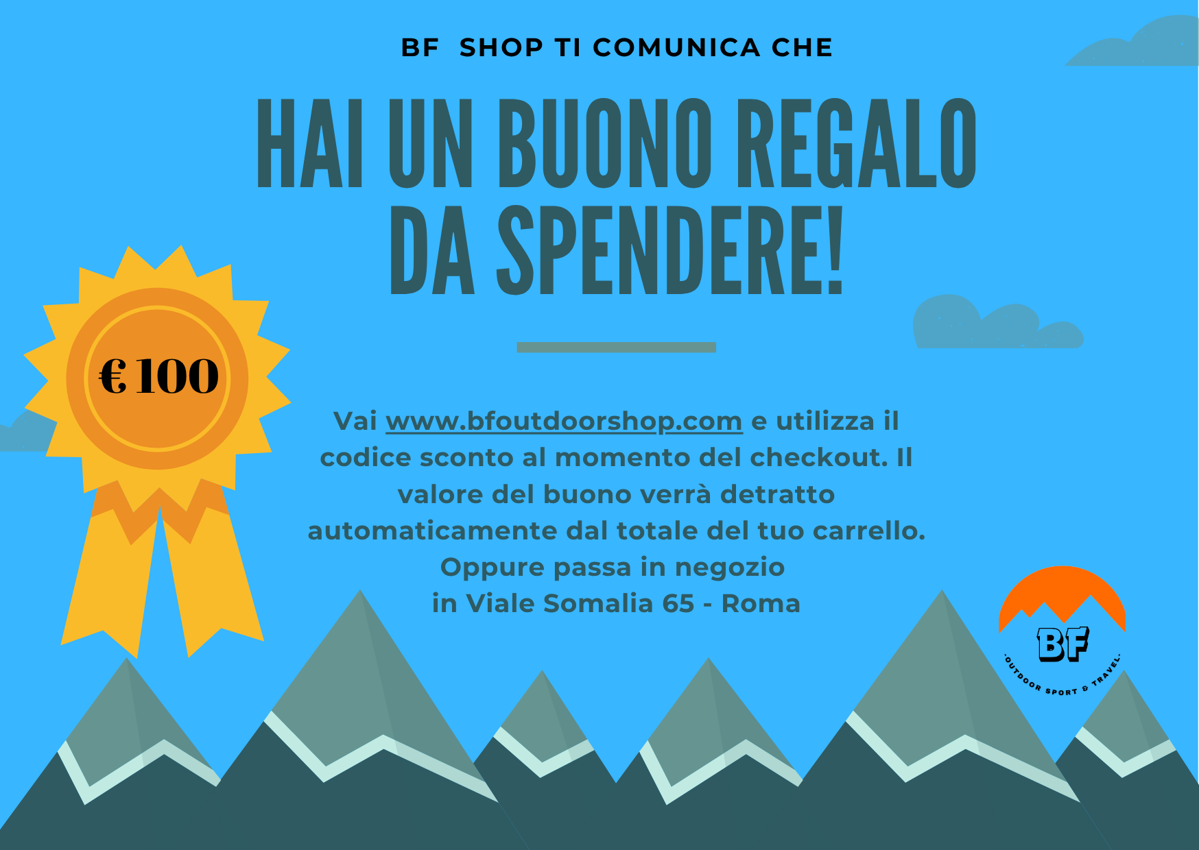 Buono regalo -Gift Card - BF Mountain Shop