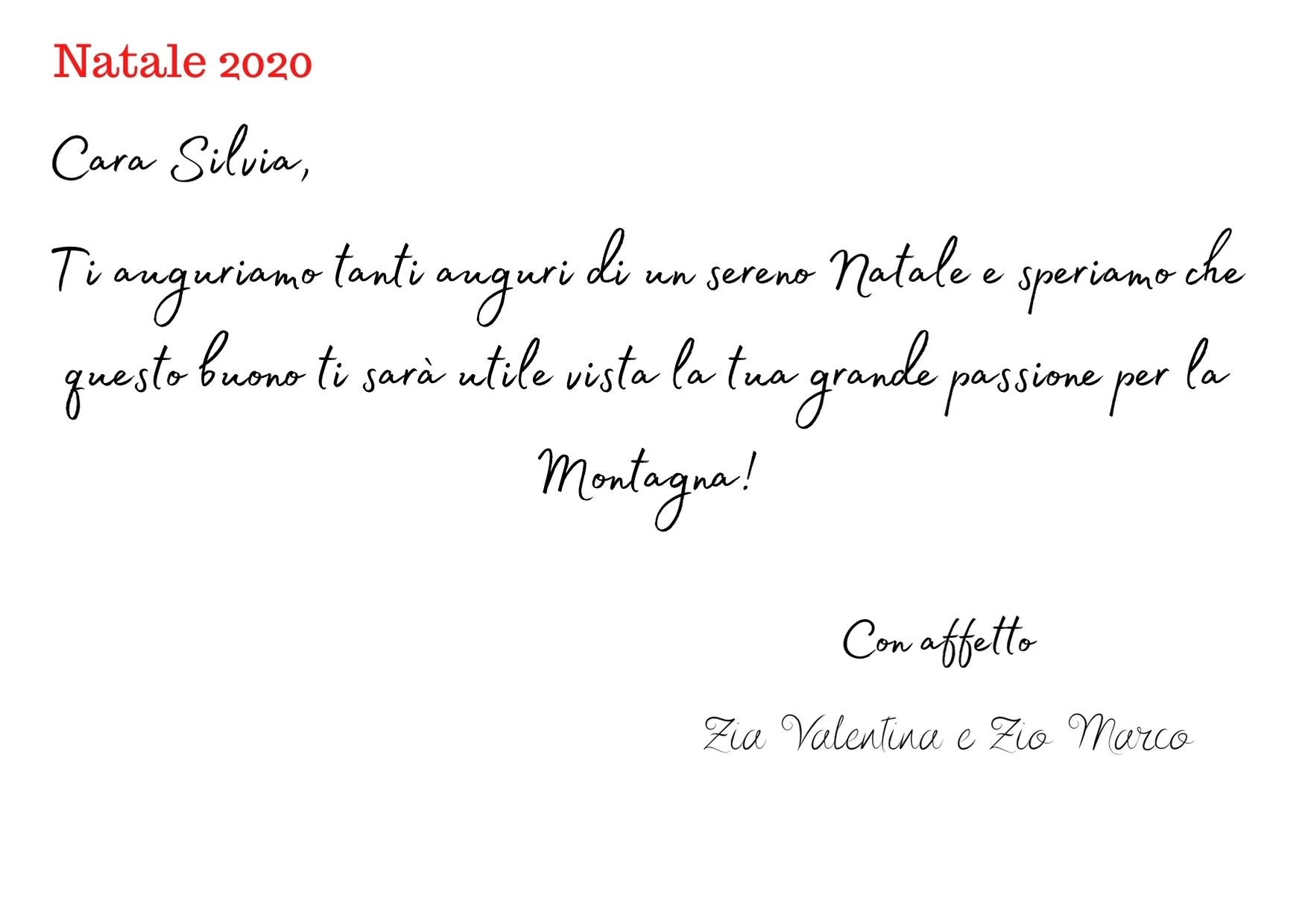 Buono regalo -Gift Card