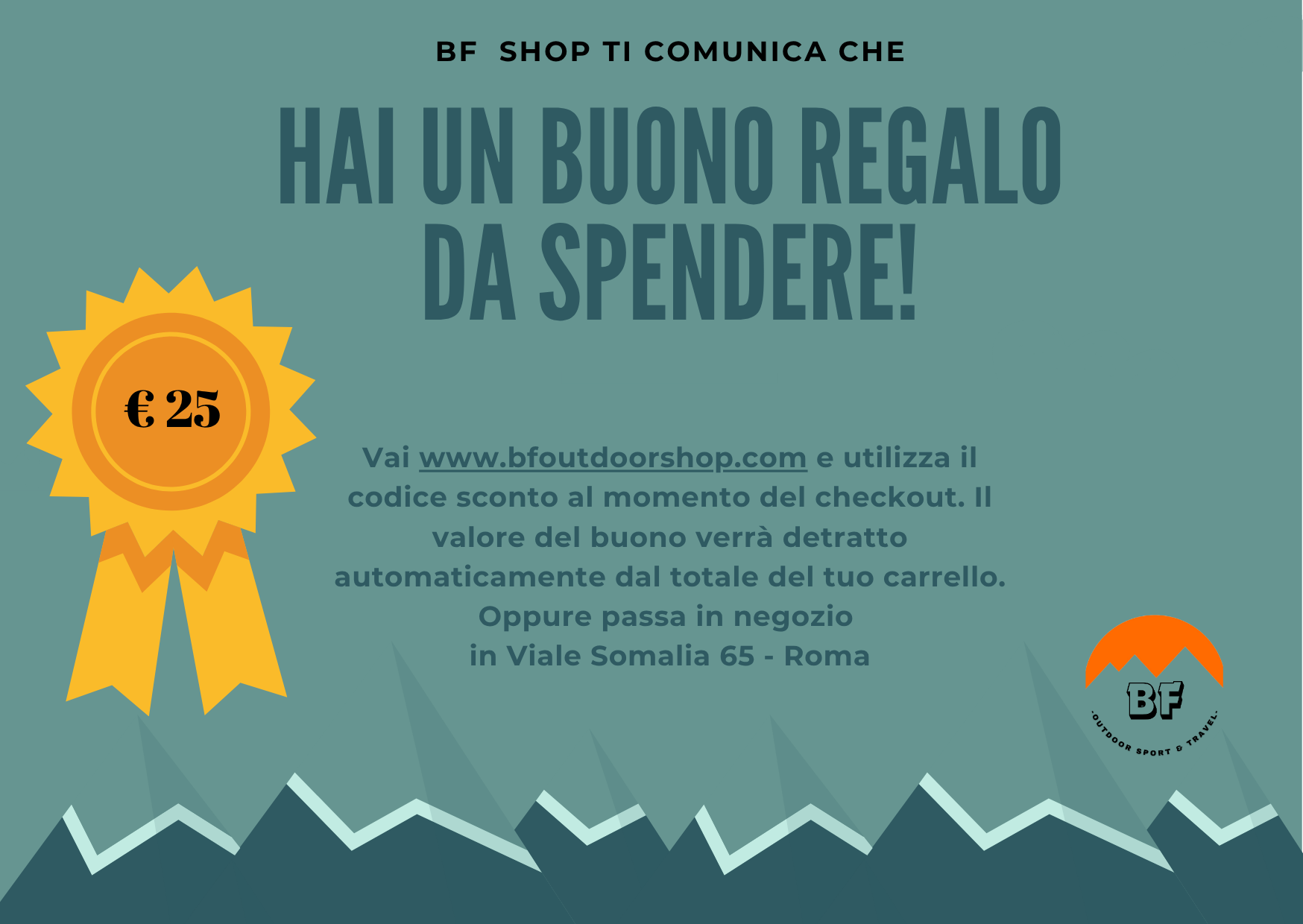 Buono regalo -Gift Card - BF Mountain Shop